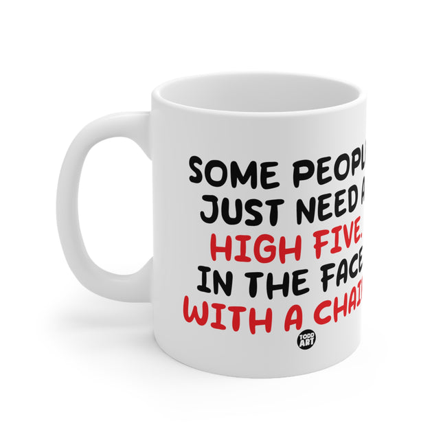 High Five Face Chair Ceramic Mug