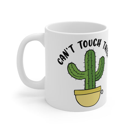Cant Touch this Cactus Ceramic Mug