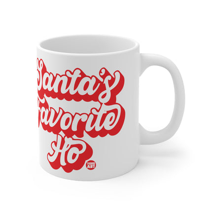 Santa's Favorite Ho Ceramic Mug