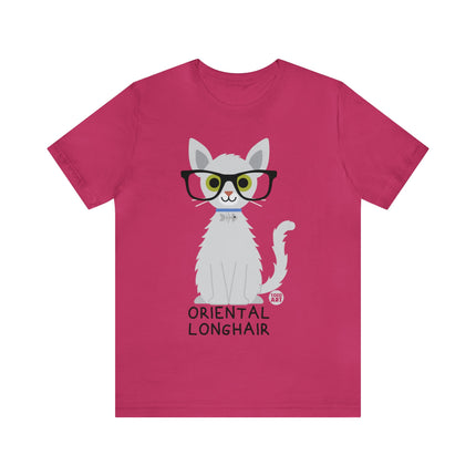 Bow Wow Meow Oriental Longhair Unisex Tee