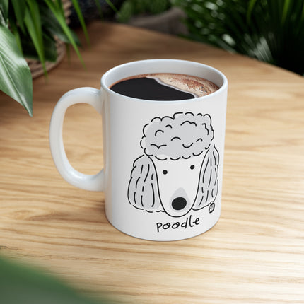 Dog Breeds Poodle Ceramic Mug