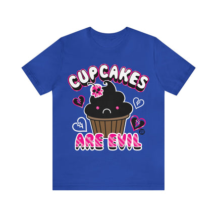 Cupcakes Are Evil Unisex Tee