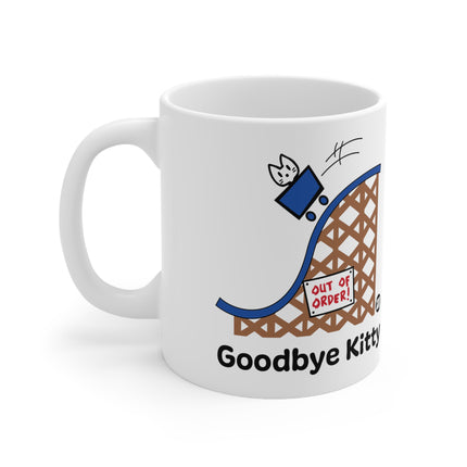 Goodbye Kitty Roller Coaster Ceramic Mug