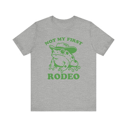 Not My First Rodeo Frog Tshirt