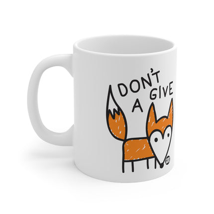 Don't Give a Fox Ceramic Mug