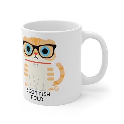 Bow Wow Meow Scottish Fold Ceramic Mug