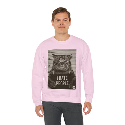 I Hate People Cat Crewneck Sweatshirt