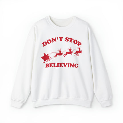 Don't Stop Believing Christmas Sweatshirt