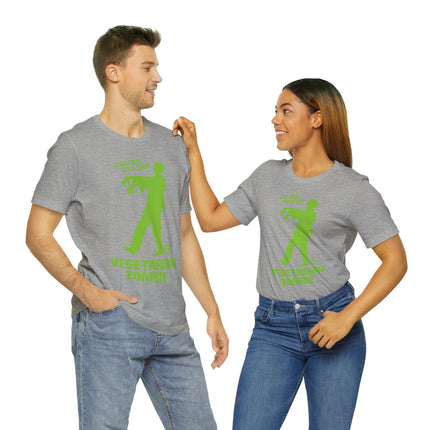 Vegetarian Zombie Unisex Short Sleeve Tee