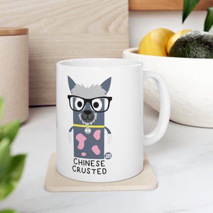 Bow Wow Meow Chinese Crusted Ceramic Mug