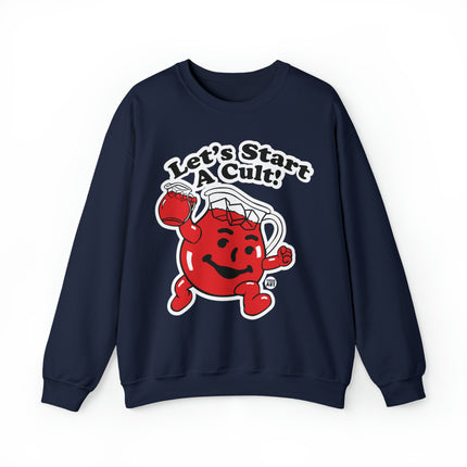 Let's Start a Cult Kool Aid Man Crewneck Sweatshirt