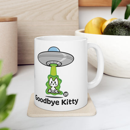 Goodbye Kitty UFO Ceramic Mug