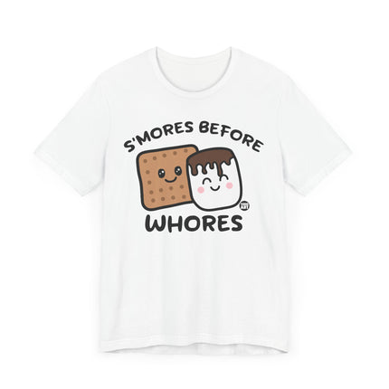 Funny "SMORES BEFORE WHORES" Tee Shirt