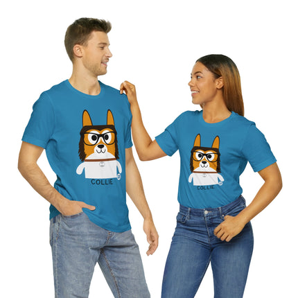 Bow Wow Meow Collie Unisex Tee