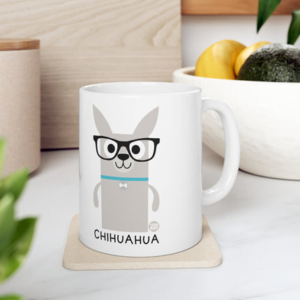 Bow Wow Meow Chihuahua Ceramic Mug