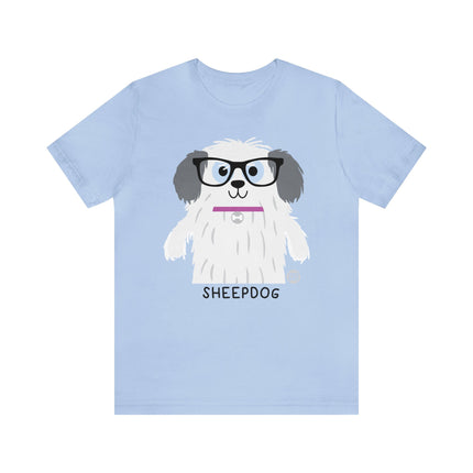 Bow Wow Meow Sheepdog Unisex Tee