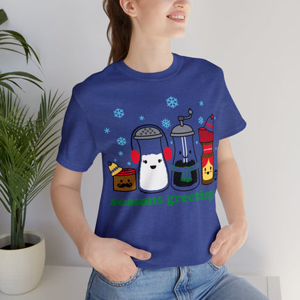 Seasons Greetings Christmas Unisex Tee