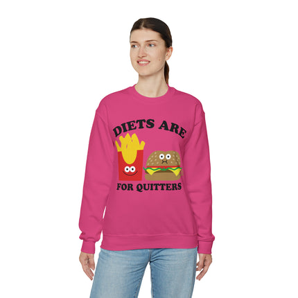 Diets Are For Quitters Crewneck Sweatshirt