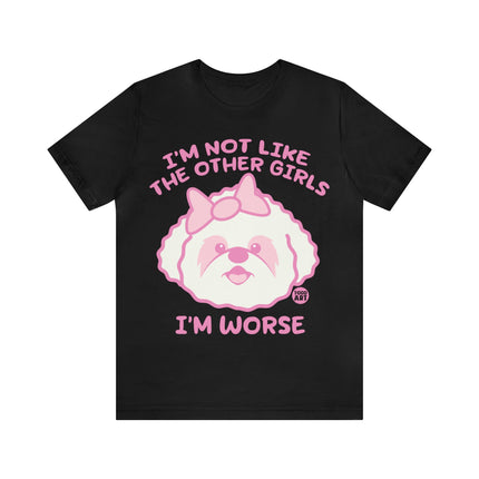 Now Like Other Girls Dog Unisex Short Sleeve Tee