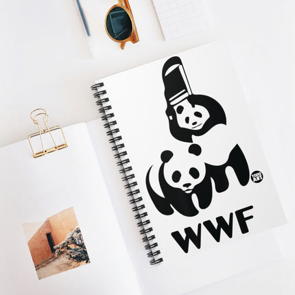 WWF Pandas Spiral Notebook - Ruled Line