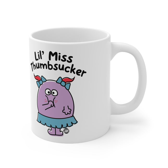 Lil Miss Thumbsucker Ceramic Mug