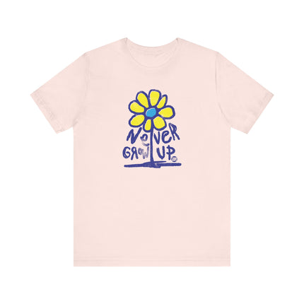 Never Grow Up Flower Tee