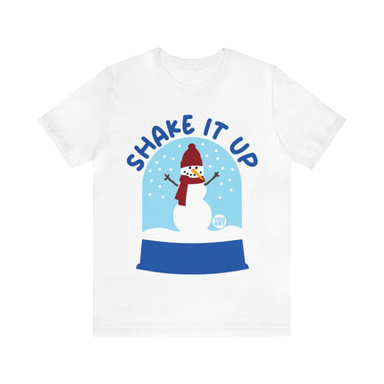 Shake It Up Snowglobe Christmas Unisex Tee