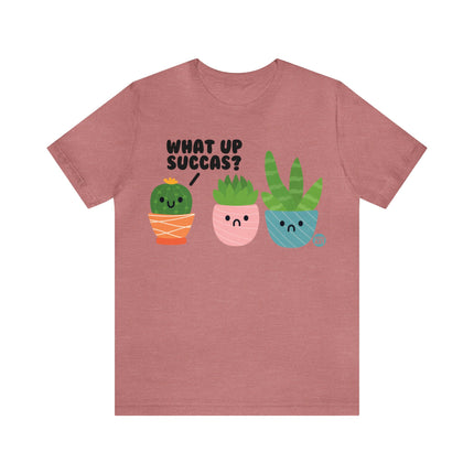 What Up Succas Unisex Short Sleeve Tee