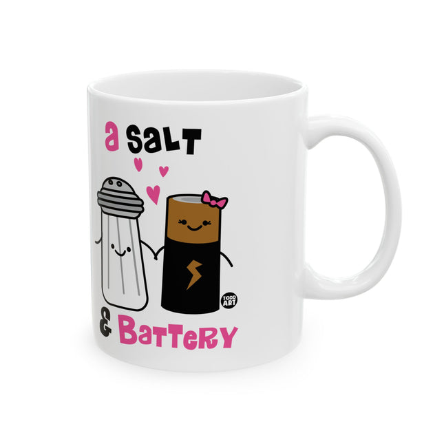 A Salt and Battery Ceramic Mug