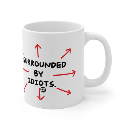 Surrounded by Idiots Ceramic Mug