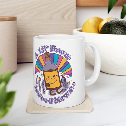 Funshine Booze Good News Ceramic Mug