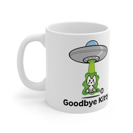 Goodbye Kitty UFO Ceramic Mug