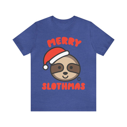 Merry Slothmas Xmas Unisex Tee