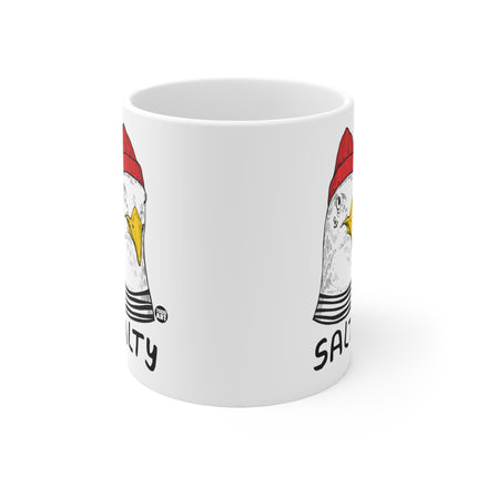 Salty Seagull Ceramic Mug