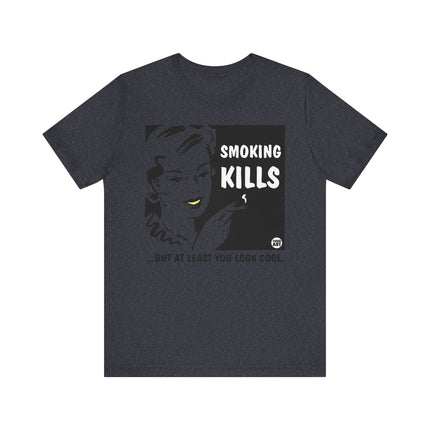 Funny "SMOKING KILLS" Tee Shirt