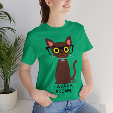 Bow Wow Meow Havana Brown Unisex Tee