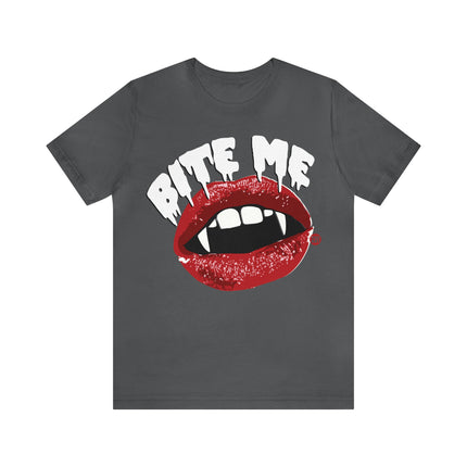 Bite Me Vampire Teeth Unisex Tee