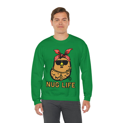 Nug Life Chicken Nugget Crewneck Sweatshirt