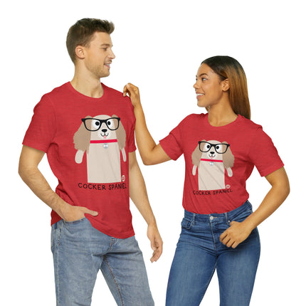 Bow Wow Meow Cocker Spaniel Unisex Tee