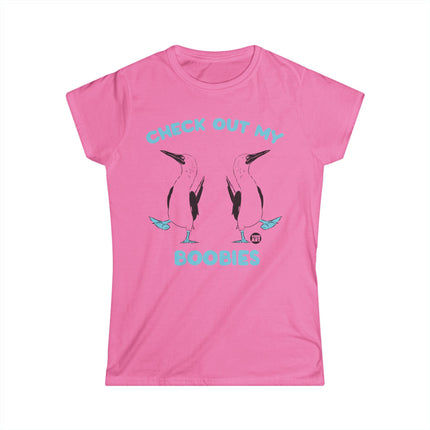 Check Out My Boobies Women's Softstyle Tee