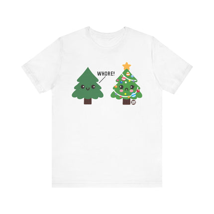 Funny "WHORE XMAS TREE"  ChristmasTee Shirt