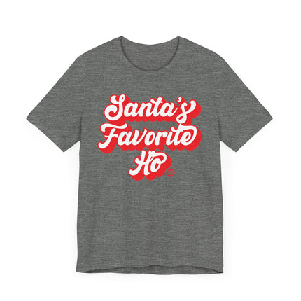 Funny "SANTA'S FAVORITE HO" Tee Shirt