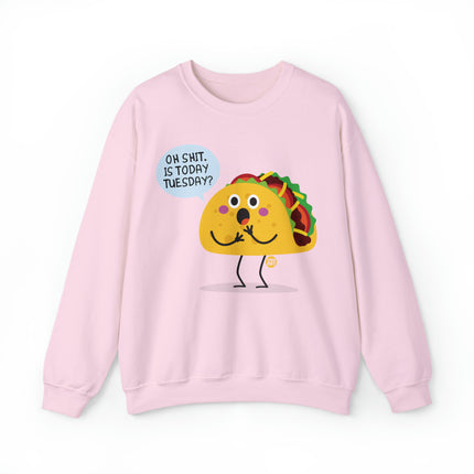 Oh Shit Taco Tuesday Crewneck Sweatshirt