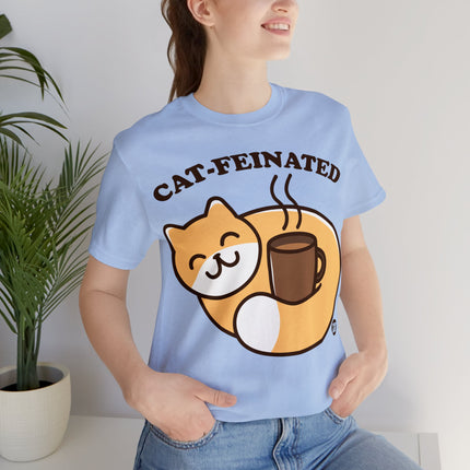 Cat-feinated Coffee Cat Unisex Tee