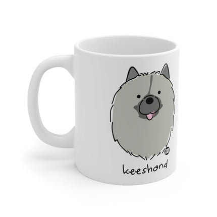 Dog Breeds Keeshond Ceramic Mug