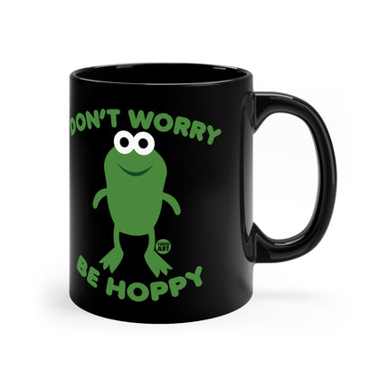 Don't Worry Be Hoppy Frog Mug