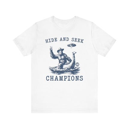 Hide and Seek Champions Tee, Funny Hide and Seek Champs Tshirt