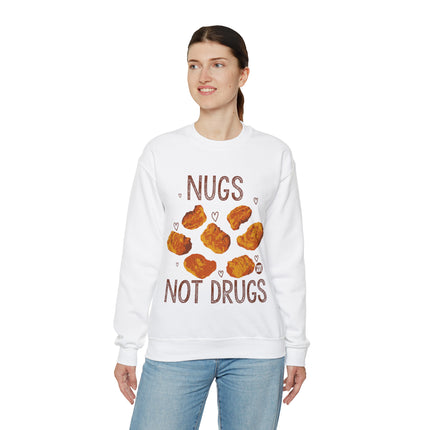 Nugs Not Drugs Chicken Nugget Crewneck Sweatshirt