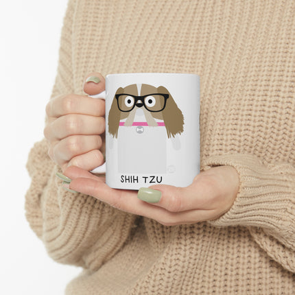 Bow Wow Meow Shih Tzu Ceramic Mug