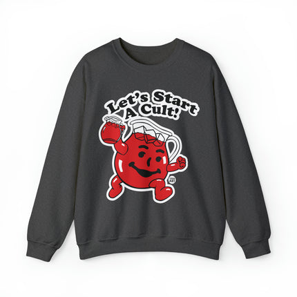 Let's Start a Cult Kool Aid Man Crewneck Sweatshirt